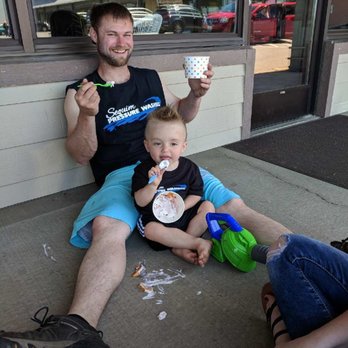 Sweet Spot Sequim - 5 second rule didn't stop this little guy! - Ice Cream & Frozen Yogurt Near Me - Sequim, Washington Sweet Spot Sequim - 5 second rule didn't stop this little guy! - Ice Cream & Frozen Yogurt Near Me - Sequim, Washington
