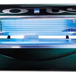 Heavenly Glow - Lotus~ one of our 160 watt 12 minute options. It's a powerful bed with on board air conditioning.