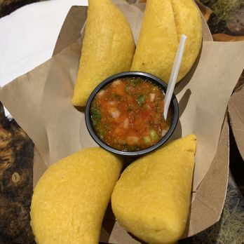 Cumbia - Beef empanadas and salsa - Latin American Near Me - Omaha, Nebraska