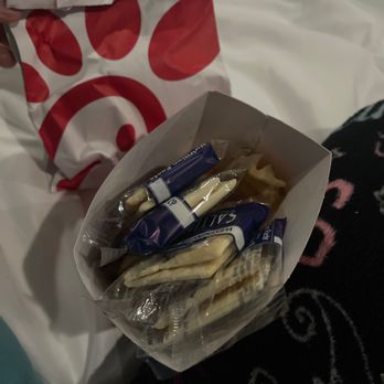 Chick-fil-A - Crackers in fry box - Fast Food Near Me - Greensboro, North Carolina Chick-fil-A - Crackers in fry box - Fast Food Near Me - Greensboro, North Carolina