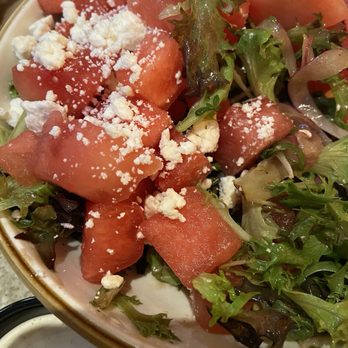 Cork & Batter Roadhouse - Watermelon Salad. Sad to crave something fresh on a hot day, just to be served something that tasted expired. - Cocktail Bars Near Me - Simi Valley, California Cork & Batter Roadhouse - Watermelon Salad. Sad to crave something fresh on a hot day, just to be served something that tasted expired. - Cocktail Bars Near Me - Simi Valley, California