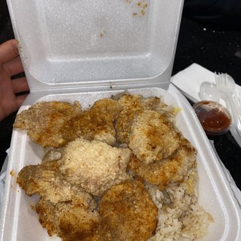 Boba Cafe - Popcorn Fish Fried Rice - Bubble Tea Near Me - Riverside, California