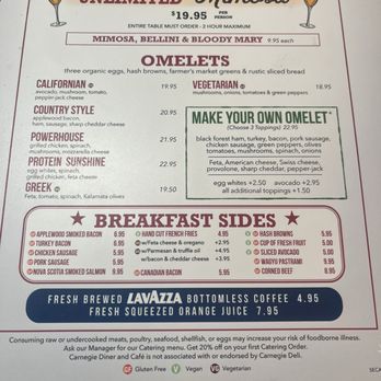 Carnegie Diner & Cafe - Breakfast Menu - Breakfast & Brunch Near Me - Secaucus, New Jersey Carnegie Diner & Cafe - Breakfast Menu - Breakfast & Brunch Near Me - Secaucus, New Jersey