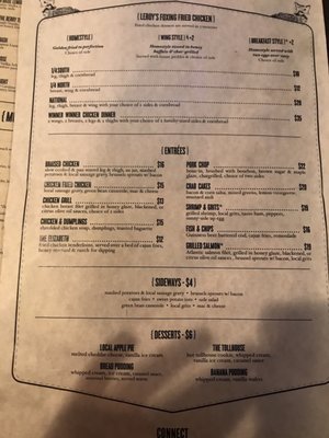 Menu photo 5 Leroy Fox Cotswold Charlotte, NC