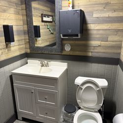 Clean bathroom