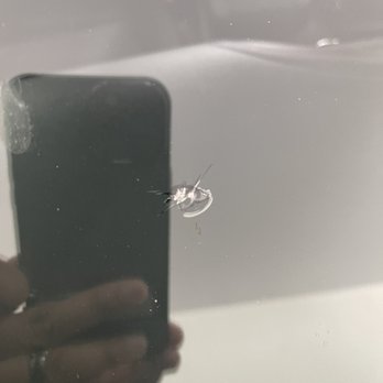 New Vision Auto Glass Plus Tint - Before the repair - Windshield Installation & Repair Near Me - Chino, California