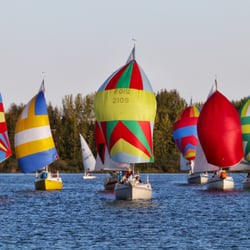 Glenmore Sailing Club - Wednesday night racing on the Glenmore Reservoir, followed by burgers and beverages on the deck. This is the life!