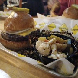 $5 Burger. The other items in the photo are extra. $5 Burger. The other items in the photo are extra.