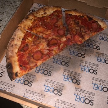 Crust & Craft - The New Yorker Pizza with pepperoni and bacon - Pizza Near Me - Rehoboth Beach, Delaware Crust & Craft - The New Yorker Pizza with pepperoni and bacon - Pizza Near Me - Rehoboth Beach, Delaware