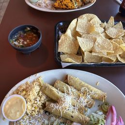 Chicken flautas & Birria tacos Chicken flautas & Birria tacos
