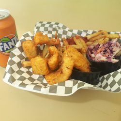Copenhagen's - Yellow perch $12.95, Fanta $1.50 + tax = $16.35
