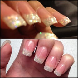 Nail Genie - Glitter acrylic tips by Rose