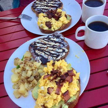 Toast on First - The Perfect Avocado and the Oh Boy Almond Joy - Coffee & Tea Near Me - Whittier, California Toast on First - The Perfect Avocado and the Oh Boy Almond Joy - Coffee & Tea Near Me - Whittier, California