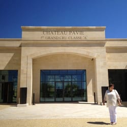 Château Pavie - Front of new facility.