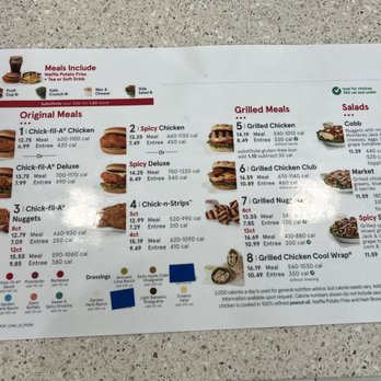Chick-fil-A - Menu - Fast Food Near Me - Honolulu, Hawaii