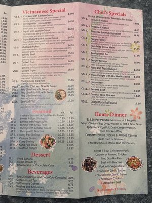 Menu photo 1 Chong's Cafe Pueblo, CO