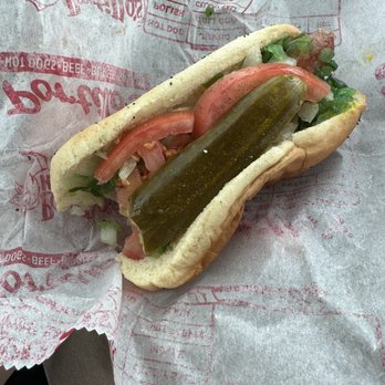 Portillo's - Chicago Dog no sport peppers - Fast Food Near Me - Sterling Heights, Michigan Portillo's - Chicago Dog no sport peppers - Fast Food Near Me - Sterling Heights, Michigan