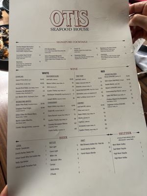 Menu photo 1 Otis Seafood House New Orleans, LA Menu photo 1 Otis Seafood House New Orleans, LA