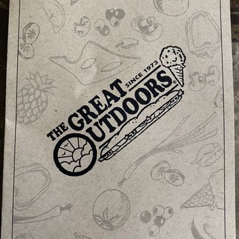 The Great Outdoors Sub Shop - Front of Menu - Sandwiches Near Me - Dallas, Texas The Great Outdoors Sub Shop - Front of Menu - Sandwiches Near Me - Dallas, Texas