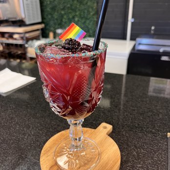 Marjae's Wine Bar - Blackberry Margarita - Wine Tasting Room Near Me - Greensboro, North Carolina