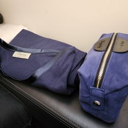 British Airways - BA284 SFO-LHR - men's pajamas & amenity kit bag