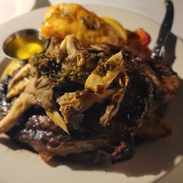 Surf n Turf - ribeye & lobster tail.