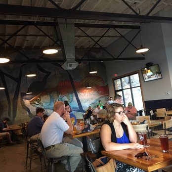 Fiddlin' Fish Brewing - Lots of tables / seating - Breweries Near Me - Winston-Salem, North Carolina Fiddlin' Fish Brewing - Lots of tables / seating - Breweries Near Me - Winston-Salem, North Carolina