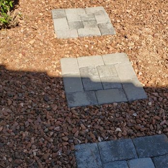 B&G Landscaping - a pathway between two brick pavers - Landscaping Near Me
