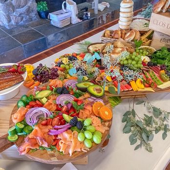 Brie Grazing Boards - The lox was so yummy! - Caterers Near Me