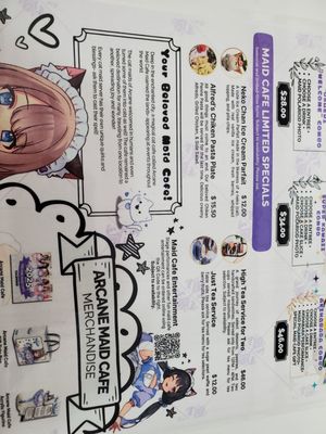 Menu photo 8 Arcane Maid Cafe Arcadia, CA Menu photo 8 Arcane Maid Cafe Arcadia, CA