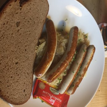 Augustiner Bräustuben - Sausage with sauerkraut - German Near Me - Munich, BY