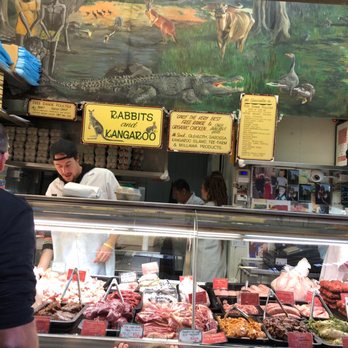 Queen Victoria Market - Butcher Shop at Queen Victoria Market. - Farmers Market Near Me - Melbourne, VIC