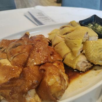 Happy Together - Two kind of chicken, soy sauce and garlic green onion. You can't go wrong with this. - Dim Sum Near Me - El Monte, California Happy Together - Two kind of chicken, soy sauce and garlic green onion. You can't go wrong with this. - Dim Sum Near Me - El Monte, California