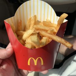 McDonald's - Shitty over cooked fries