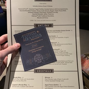 Ale & Compass Restaurant - Breakfast dining package for Epcot candlelight processional - American Near Me - Orlando, Florida Ale & Compass Restaurant - Breakfast dining package for Epcot candlelight processional - American Near Me - Orlando, Florida