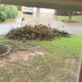 Andrews Roofing & Tree Service - The decaying pile waiting for them to return and make it right! - Roofing Near Me