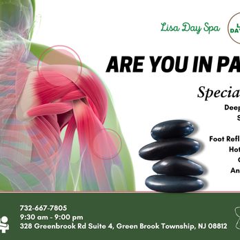 Lisa Day Spa - Massage Near Me - Green Brook Township, New Jersey Lisa Day Spa - Massage Near Me - Green Brook Township, New Jersey