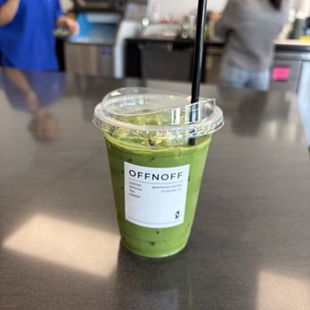 OFFNOFF COFFEE - Iced matcha latte - Coffee & Tea Near Me - La Palma, California OFFNOFF COFFEE - Iced matcha latte - Coffee & Tea Near Me - La Palma, California