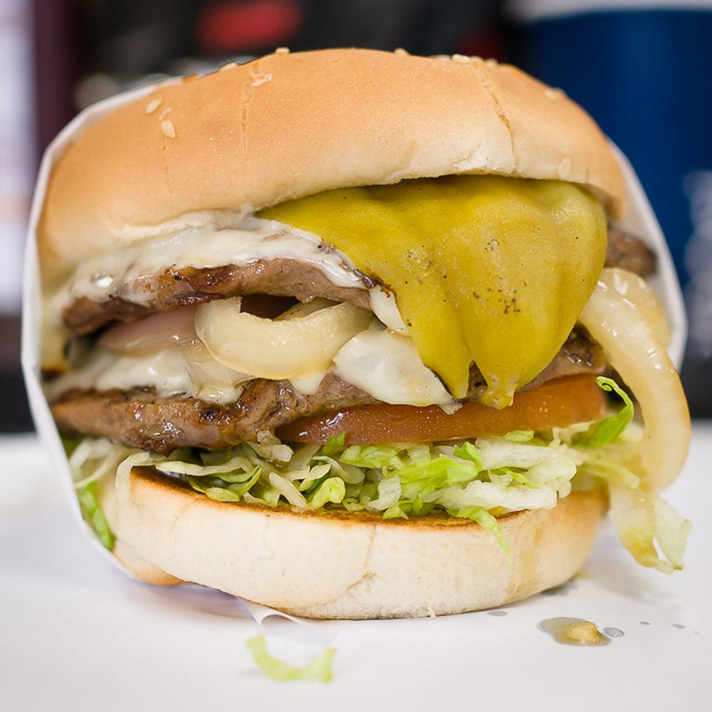 Burger Barn - Ortega chili burger, double - Burgers Near Me - Camarillo, California Burger Barn - Ortega chili burger, double - Burgers Near Me - Camarillo, California