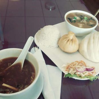Norling - Phingsha (beef stew with potato, scallions, black mushrooms and glass noodles) lunch special with choice of soup or pop - Himalayan/Nepalese Near Me - Toronto, Ontario