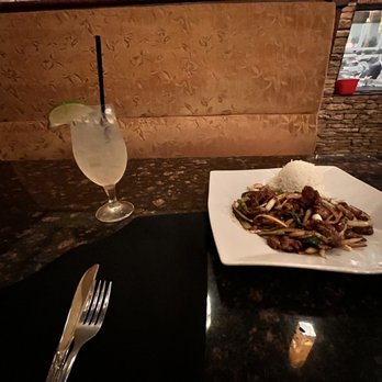 Pearl Lian Restaurant & Bar - a plate of food and a drink - Chinese Near Me - Duluth, Georgia