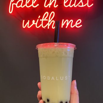 BobaLust - Kirkland - Honeydew Milk Tea - Bubble Tea Near Me - Kirkland, Washington