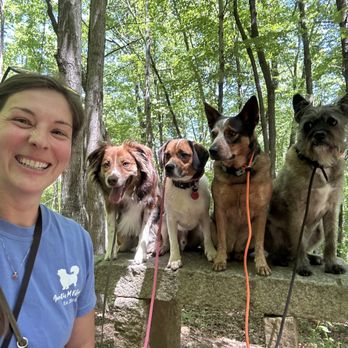 Auntie M Pet Care - Local professional dog trainer out on a recurring dog hike with dog training add on service! We help provide consistency in dog training. - Dog Walkers Near Me - Black Mountain, North Carolina Auntie M Pet Care - Local professional dog trainer out on a recurring dog hike with dog training add on service! We help provide consistency in dog training. - Dog Walkers Near Me - Black Mountain, North Carolina