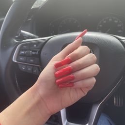 Middle finger was wide.