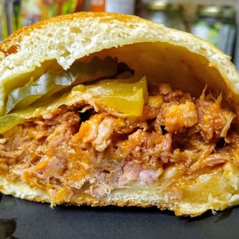 The Kolache Cafe - BBQ Pulled Pork With Pickle - Breakfast & Brunch Near Me - Phoenix, Arizona The Kolache Cafe - BBQ Pulled Pork With Pickle - Breakfast & Brunch Near Me - Phoenix, Arizona