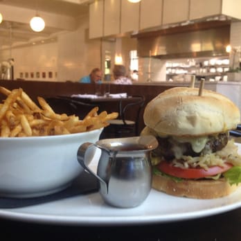 Agustin Kitchen - The wagyu beef Chef's burger! House-made Sour Kraut, so good! - New American Near Me - Tucson, Arizona