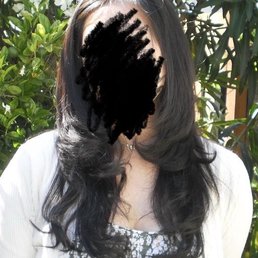 After I asked for long blended layers and a U shape in the back. After I asked for long blended layers and a U shape in the back.