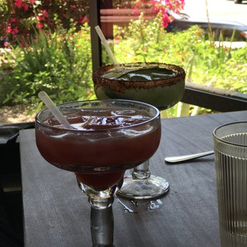 Joyride Taco House - Sitting next to the window, felt great! Blood orange and the jalapeño margaritas. - Tacos Near Me - Phoenix, Arizona