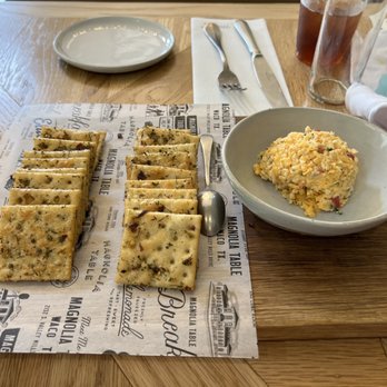 Magnolia Table - Pimento Cheese and Crackers - Breakfast & Brunch Near Me - Waco, Texas Magnolia Table - Pimento Cheese and Crackers - Breakfast & Brunch Near Me - Waco, Texas