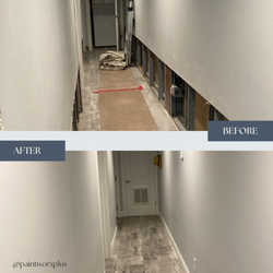 PaintWorx Plus - before and after photo - check out more in our portfolio from this project "club cabana 2023"